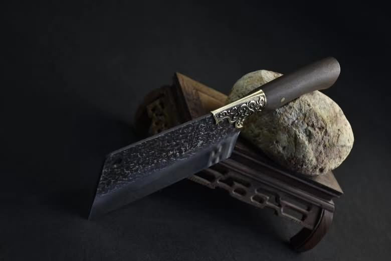 Chinese Cleaver 7Cr17Mov Steel Chef Kitchen Knives Home Cooking Slicing Tools PRO - Chinese sword shop