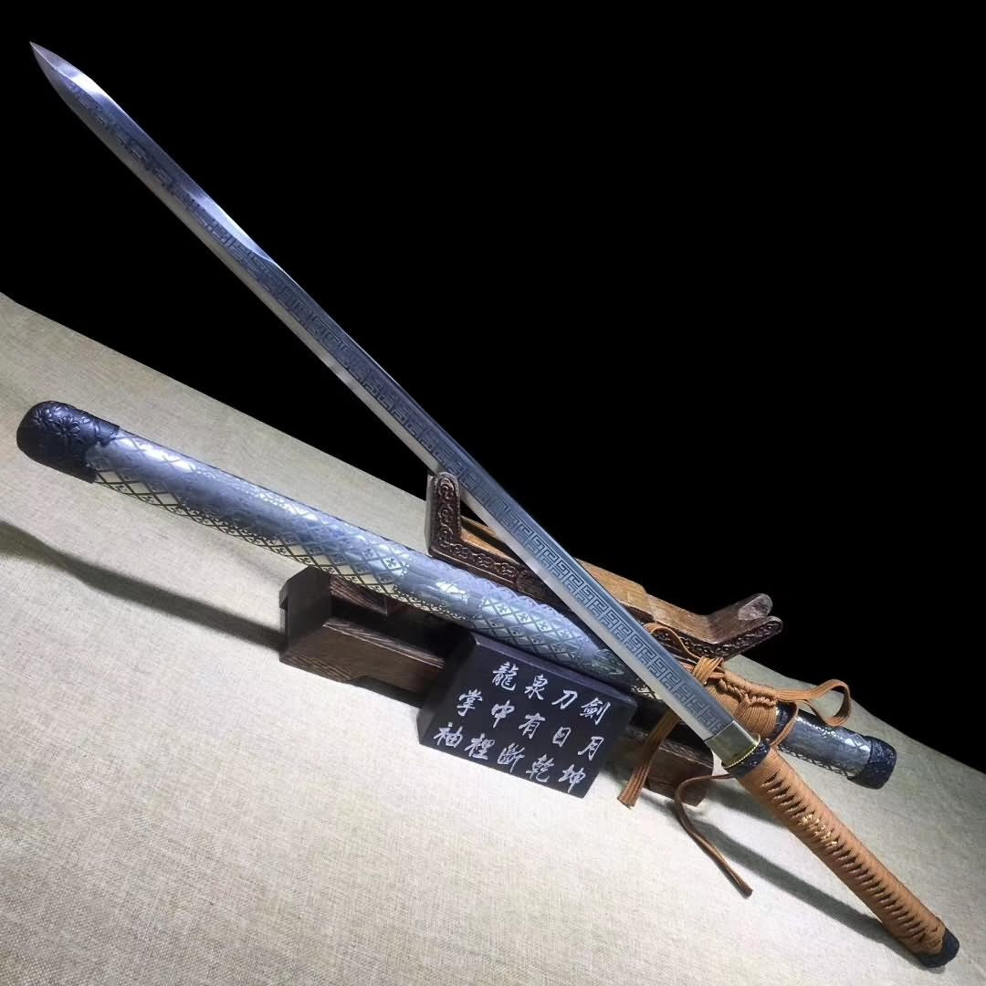 Tang jian,Handmade art,Stainless steel blade,Alloy scabbard - Chinese sword shop
