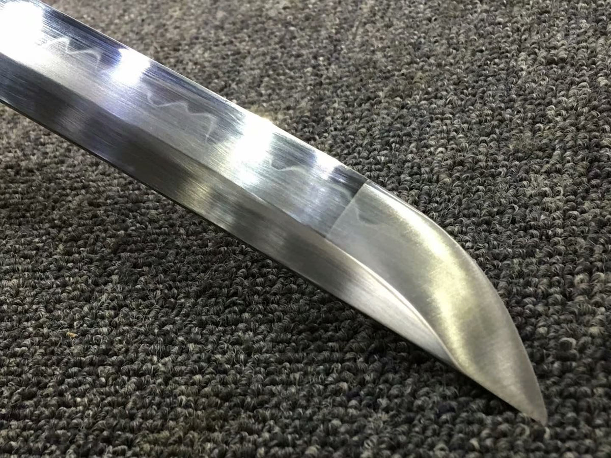 Nihontou Tachi,Nodachi,High carbon steel burn blade,Alloy tosogu - Chinese sword shop