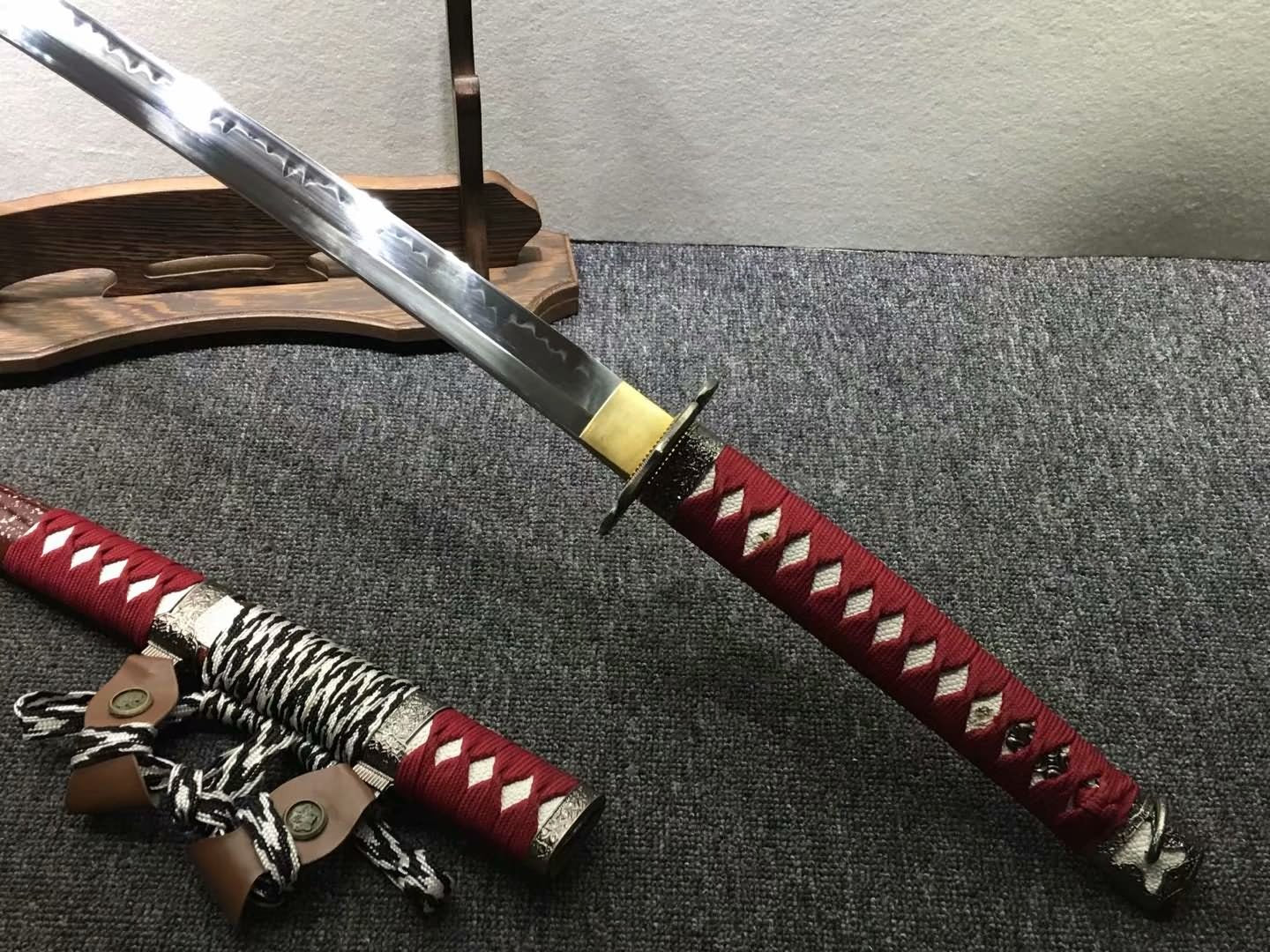 Nihontou Tachi,Nodachi,High carbon steel burn blade,Alloy tosogu - Chinese sword shop