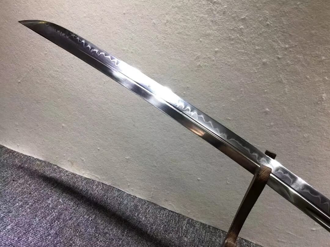 Japanese tachi,Hand forged(Hihg carbon steel blade,Green skin)Full tang - Chinese sword shop