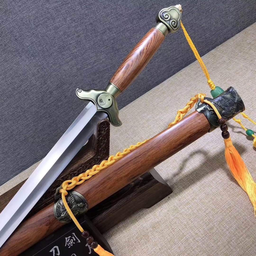 Tai chi sword,Stainles steel blade,Rosewood scabbard - Chinese sword shop