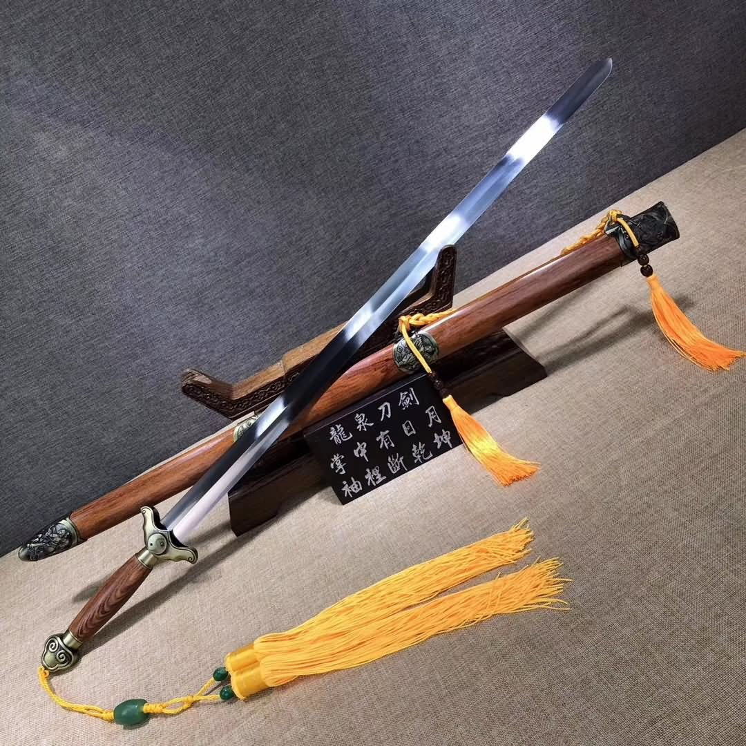 Tai chi sword,Stainles steel blade,Rosewood scabbard - Chinese sword shop