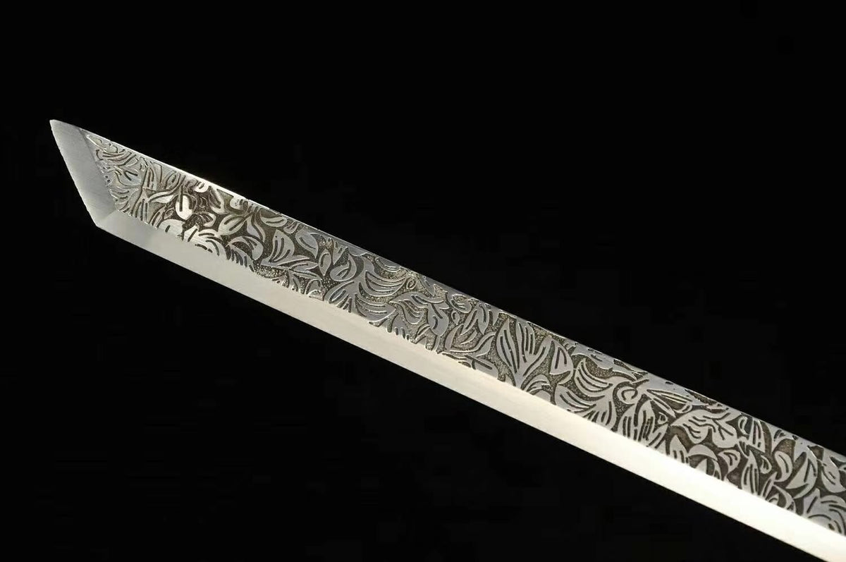 Tang dao sword,High carbon steel blade,Redwood scabbard,Handmade - Chinese sword shop
