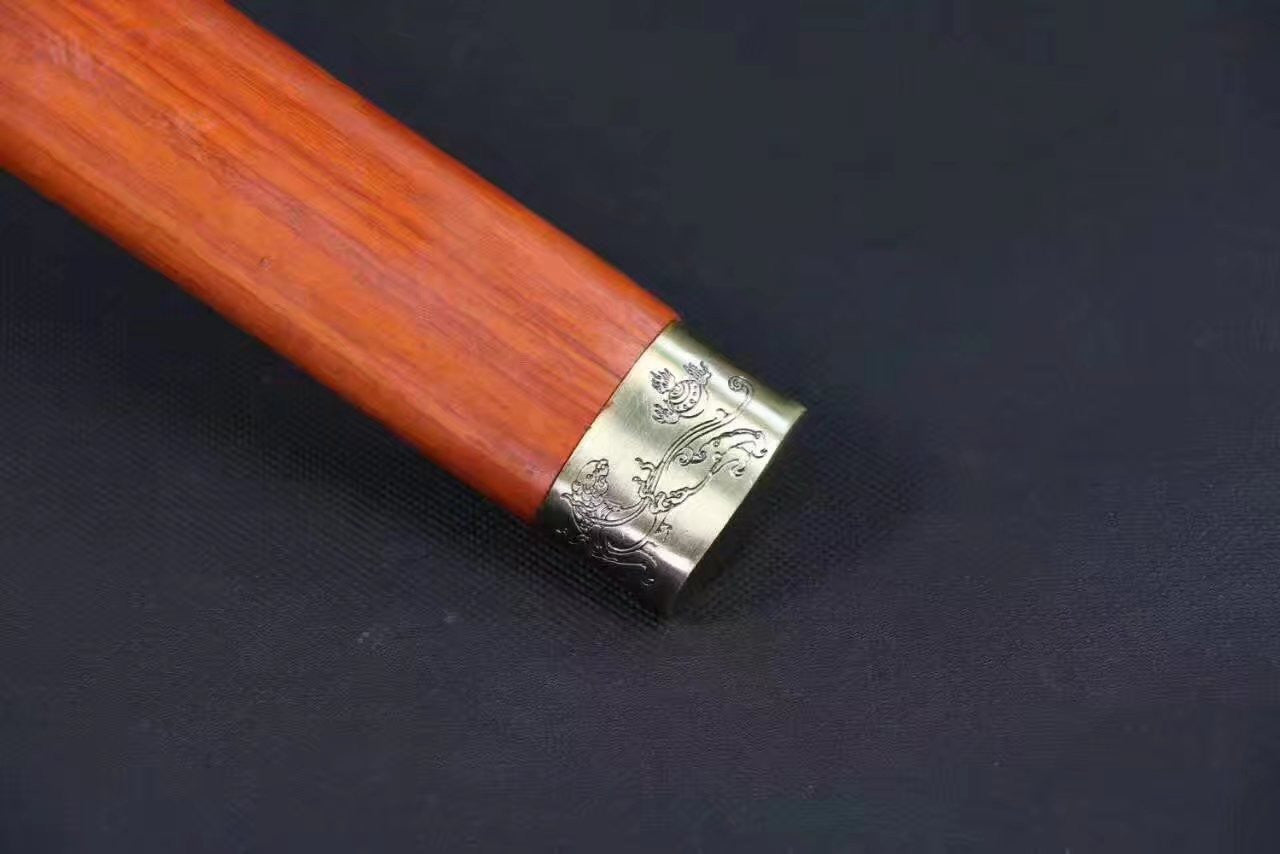 Tang sword,Handmade,Medium carbon steel,Redwood scabbard,Full tang - Chinese sword shop
