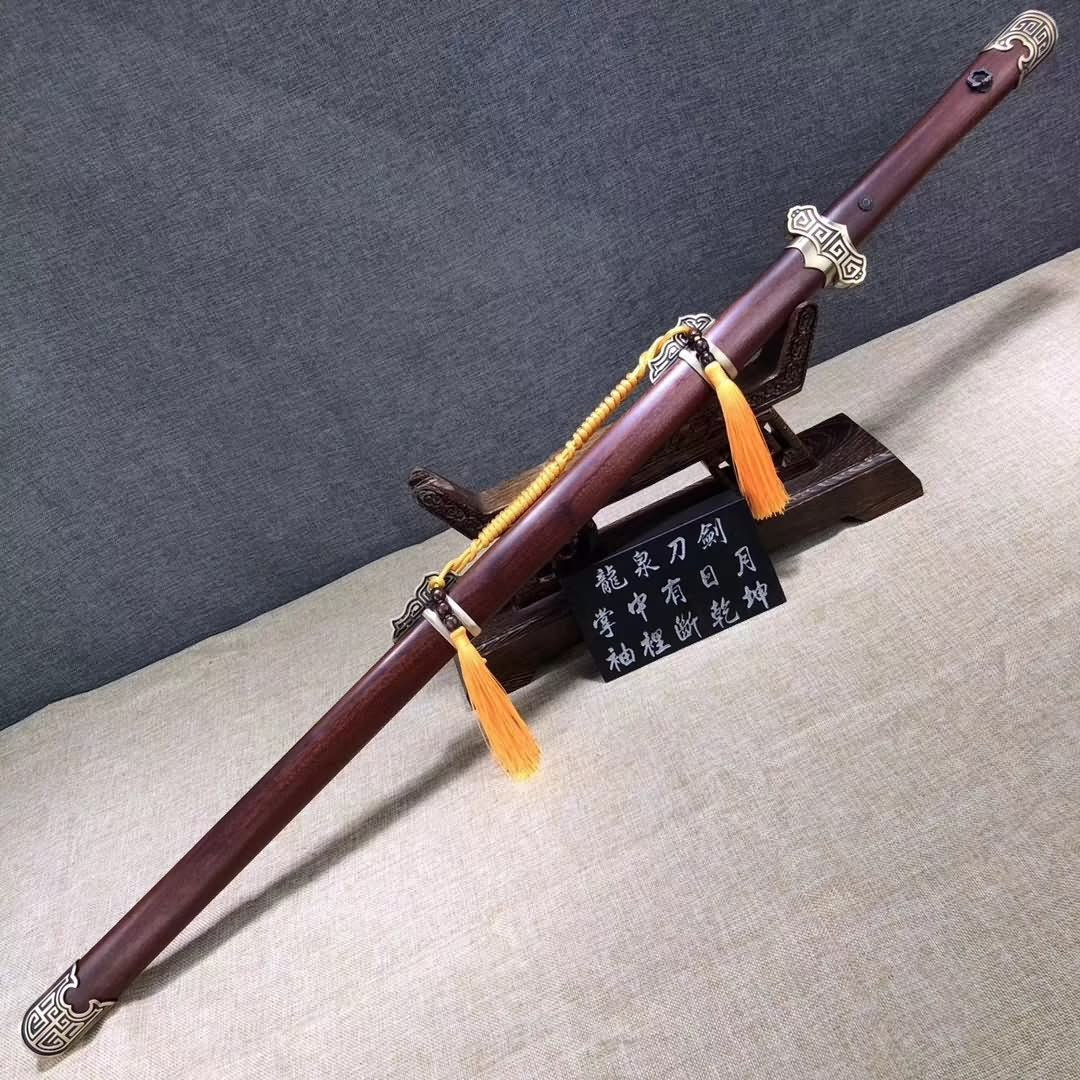 Tang dao,Handmade(High carbon steel blade,Brass)Sharp,Full tang - Chinese sword shop