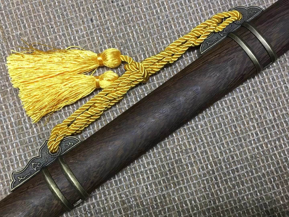 Tang sword(Medium carbon steel bade,Rosewood scabbard,Alloy fitteds)Length 40" - Chinese sword shop