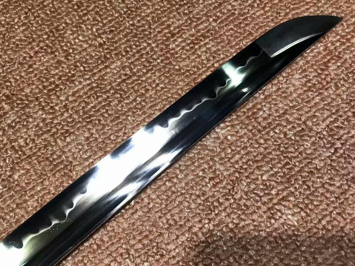 Tang dao,Handmade High carbon steel burn blade,Alloy - Chinese sword shop