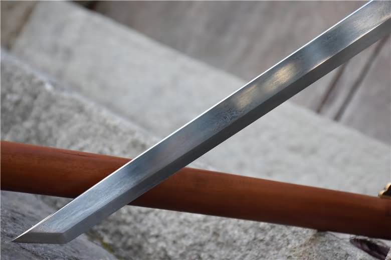 Tang dao sword,Damascus steel blade,Brass fittings - Chinese sword shop