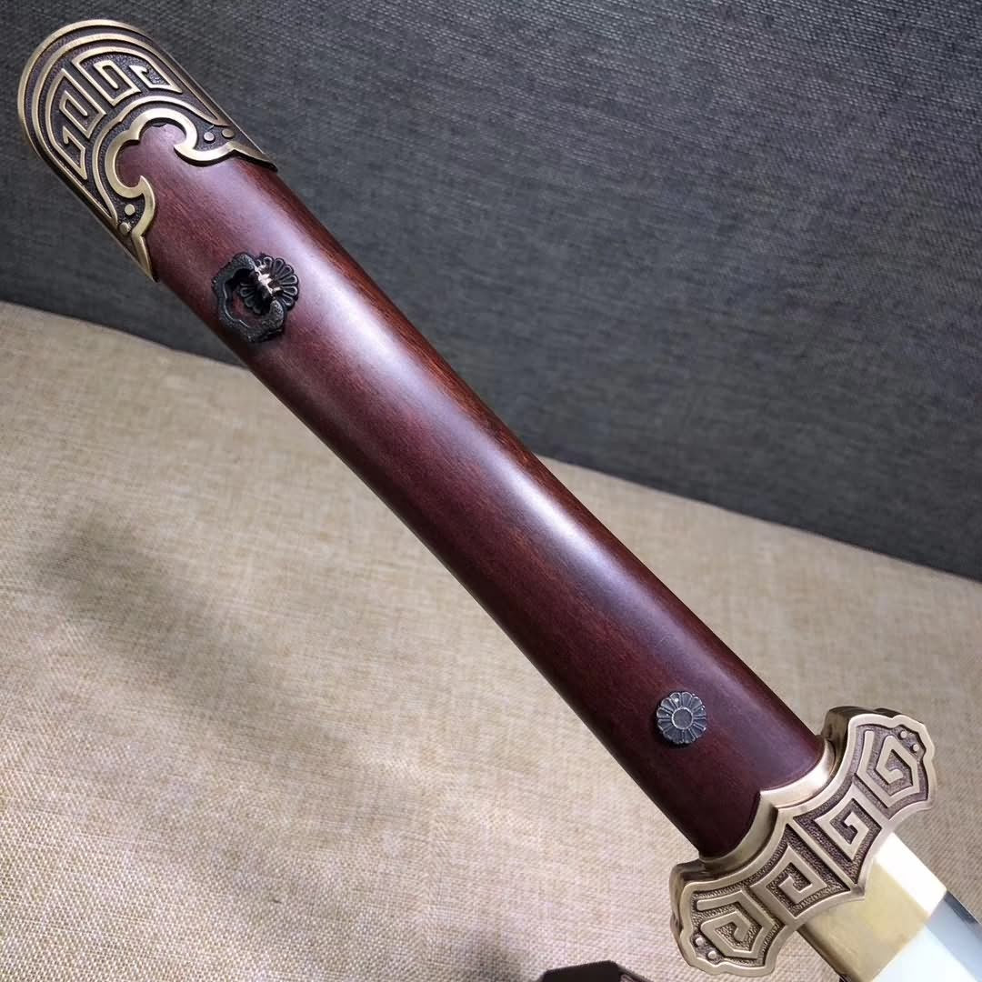 Tang dao,Handmade(High carbon steel blade,Brass)Sharp,Full tang - Chinese sword shop