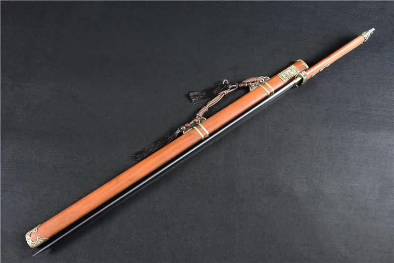 Tang dao sword,Damascus steel blade,Brass fittings - Chinese sword shop
