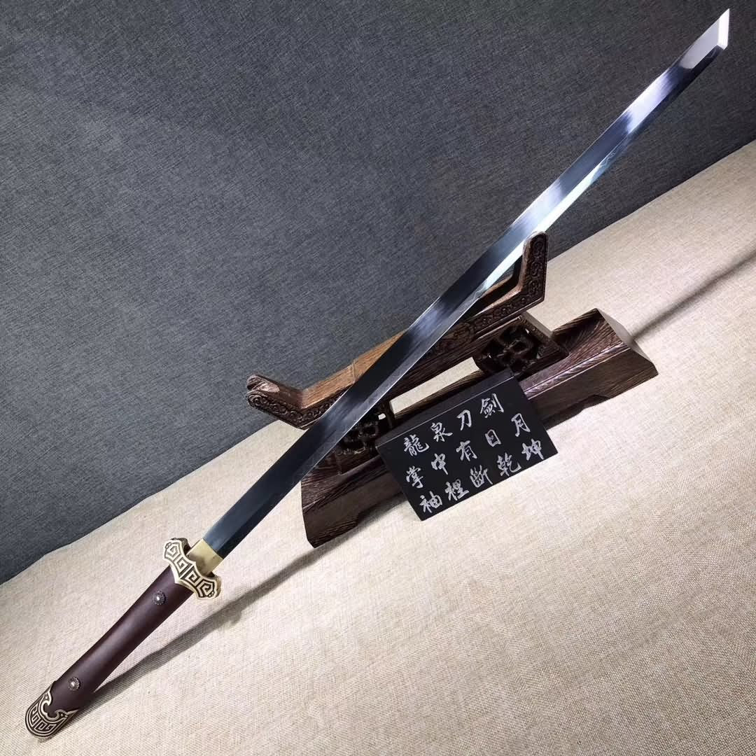 Tang dao,Handmade(High carbon steel blade,Brass)Sharp,Full tang - Chinese sword shop