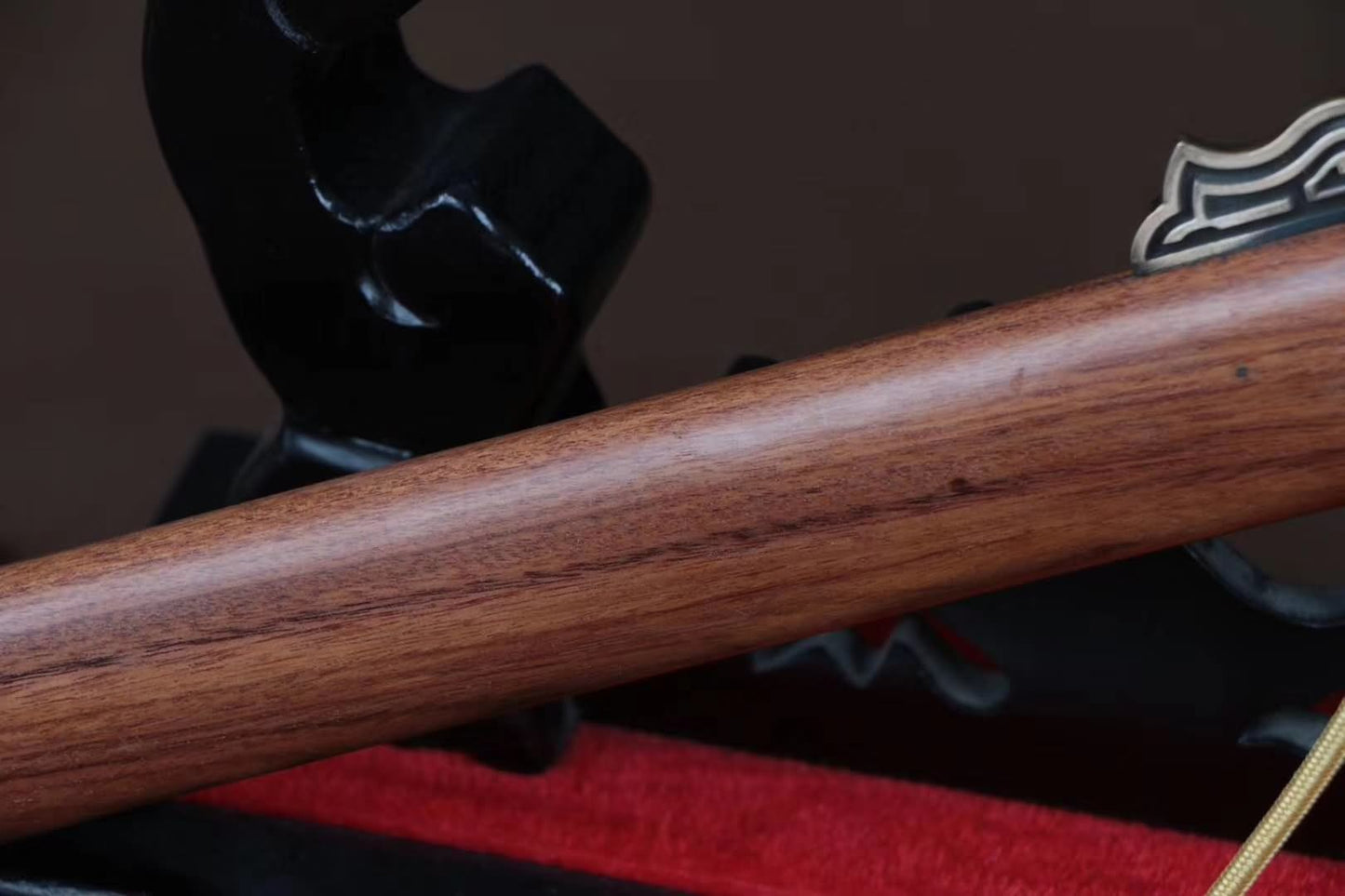 Tang jian,Handmade High carbon steel blade,Rosewood,Brass - Chinese sword shop