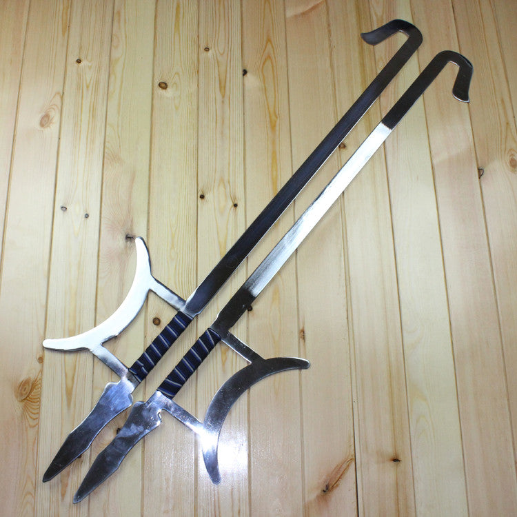 Tiger head hooks pair/Stainless steel/Training equipment/China kung fu - Chinese sword shop