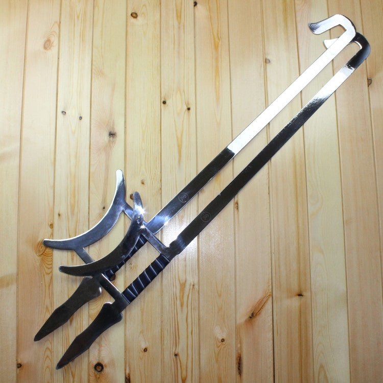 Tiger head hooks pair/Stainless steel/Training equipment/China kung fu - Chinese sword shop