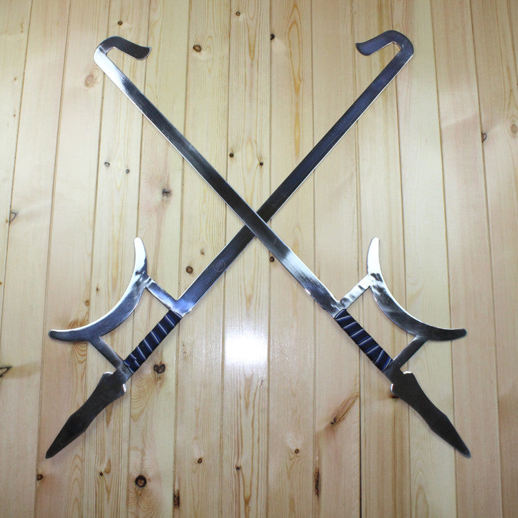 Tiger head hooks pair/Stainless steel/Training equipment/China kung fu - Chinese sword shop