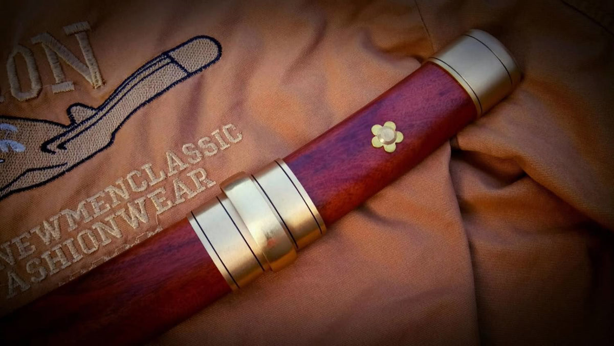 Katana,Damascus steel turn blade,Brass,Redwood scabbard - Chinese sword shop