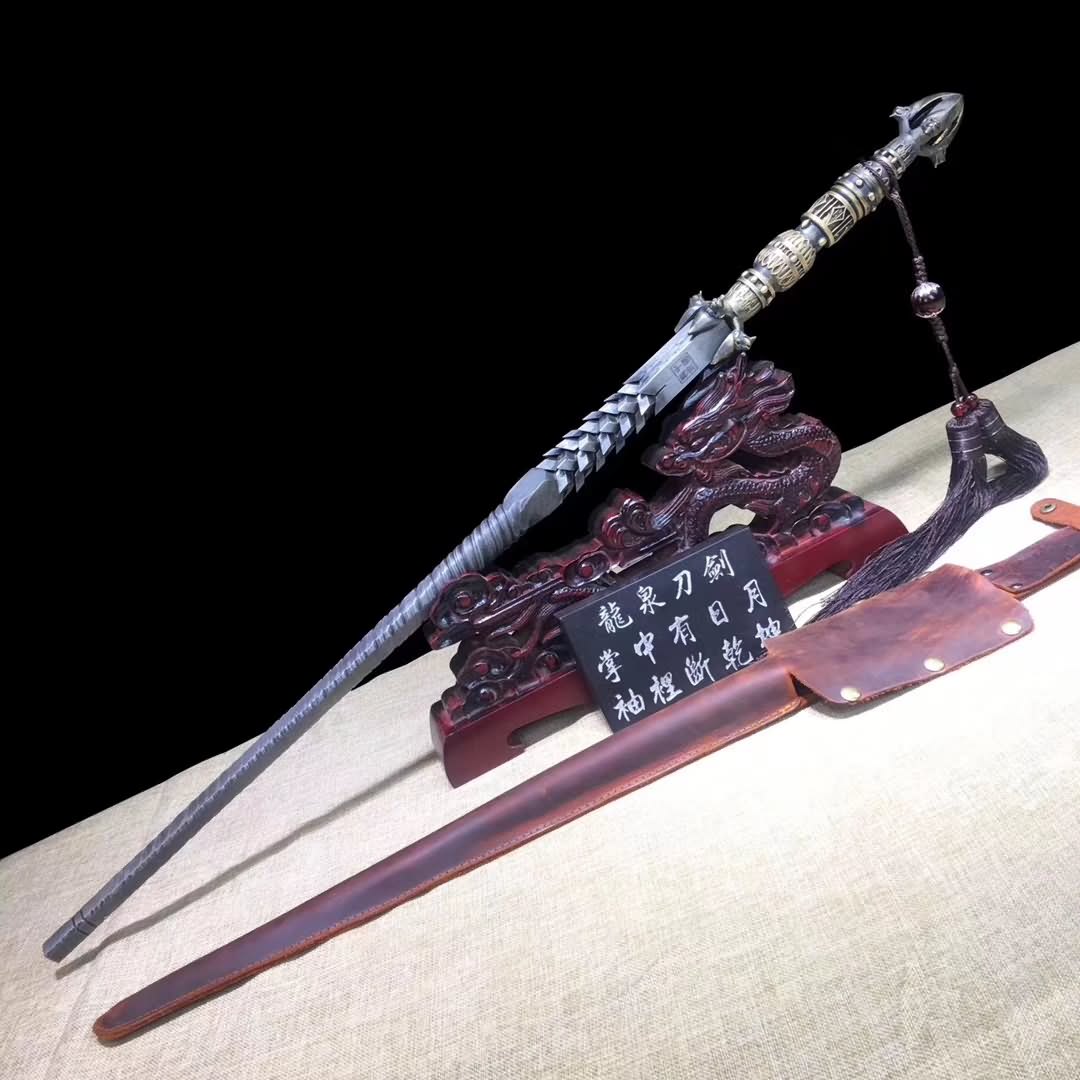 Cold weapon in ancient China,Dragon mace,Damascus steel - Chinese sword shop