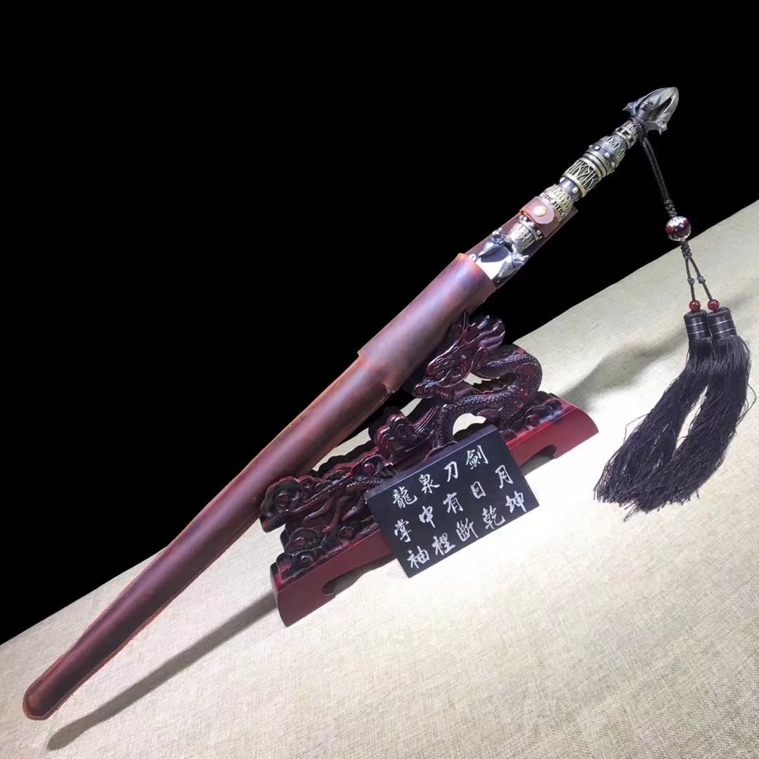 Cold weapon in ancient China,Dragon mace,Damascus steel - Chinese sword shop