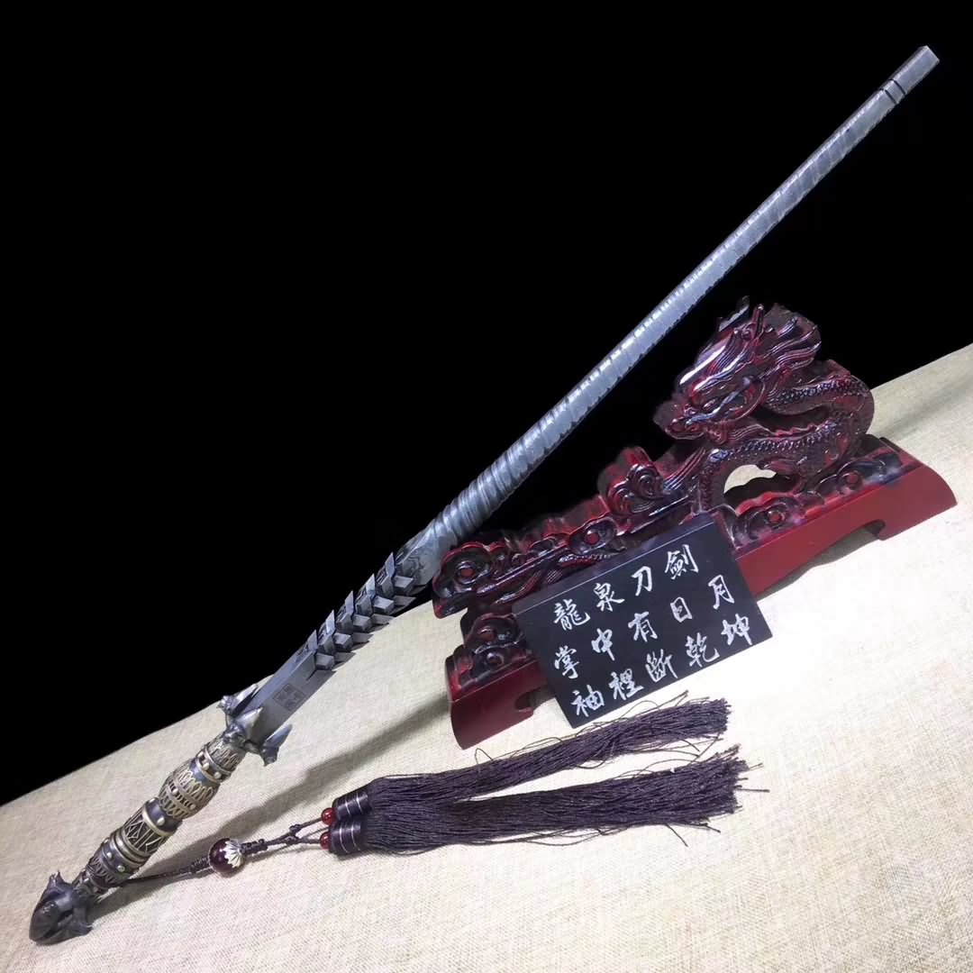 Cold weapon in ancient China,Dragon mace,Damascus steel - Chinese sword shop