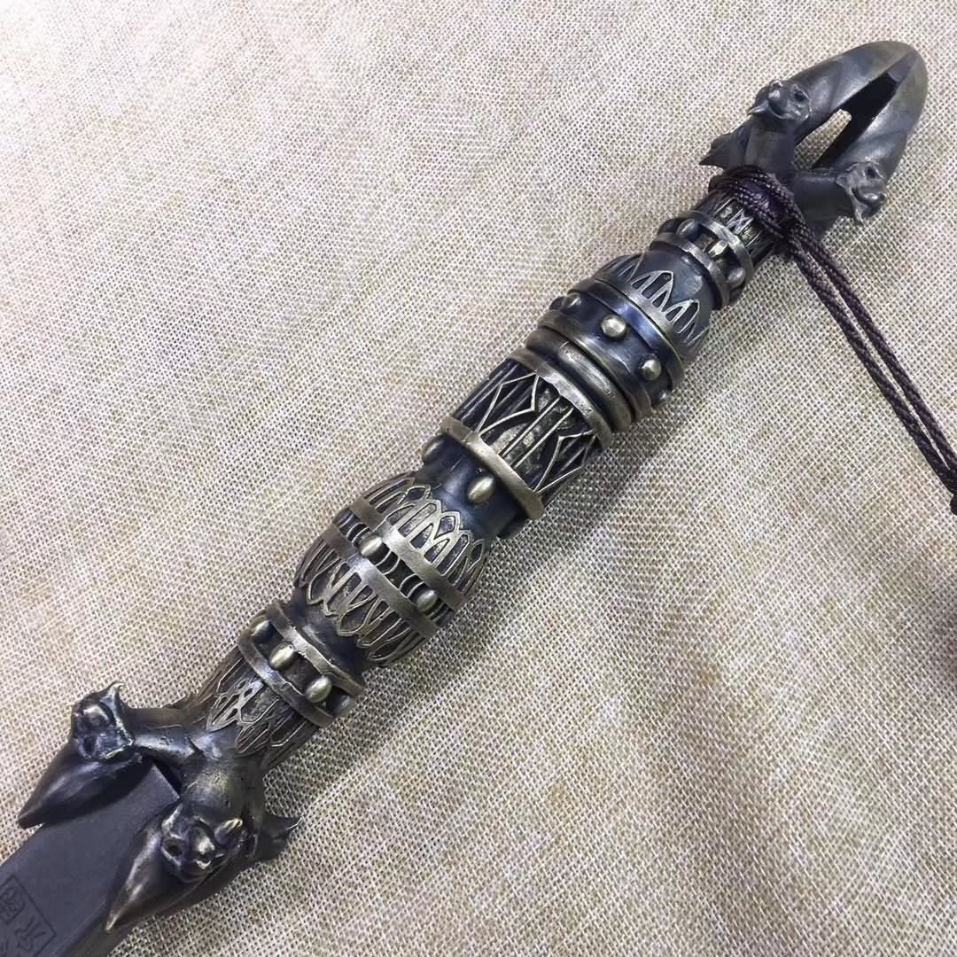 Cold weapon in ancient China,Dragon mace,Damascus steel - Chinese sword shop