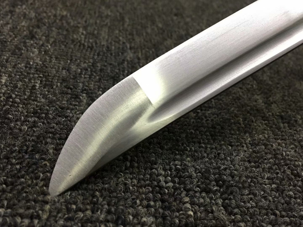 Nihontou katana,kendo,Medium carbon steel blade,White scabbard,Alloy - Chinese sword shop