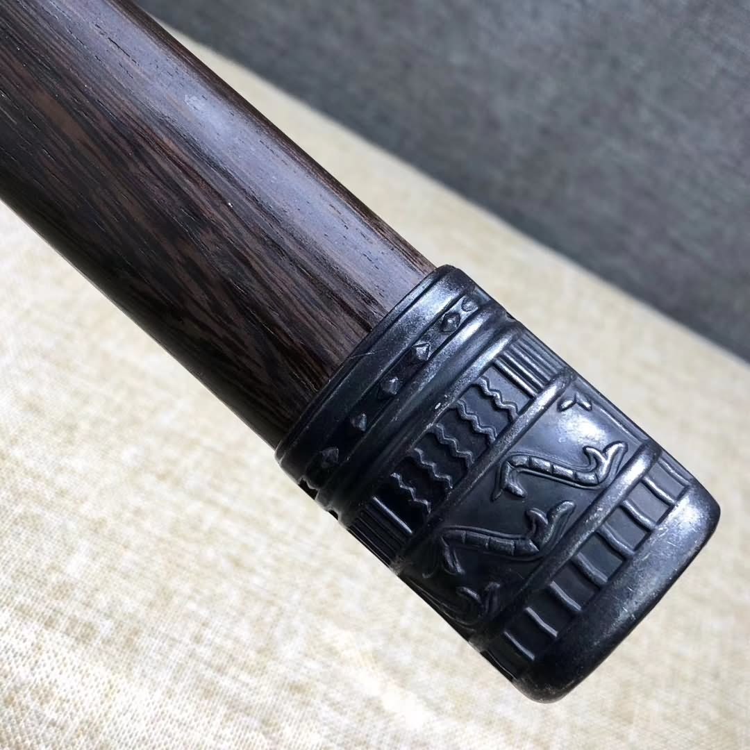 Wolong sword,Handmade Medium carbon steel etch blade - Chinese sword shop