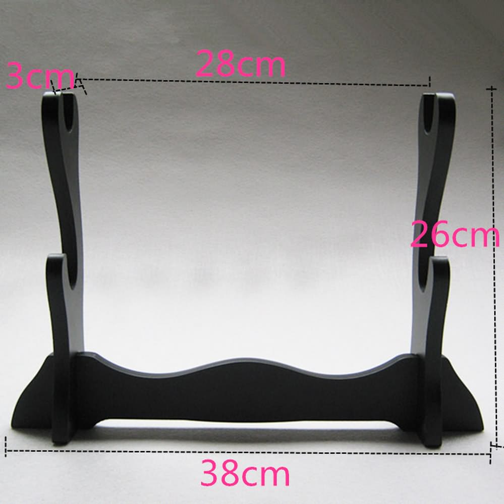 Chinese sword Wooden shelf Table Stand for Katana, Sword Table Display Holder solid wood - Chinese sword shop