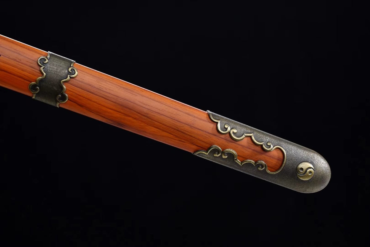 Wudang jian sword,High carbon steel blade,Redwood scabbard - Chinese sword shop