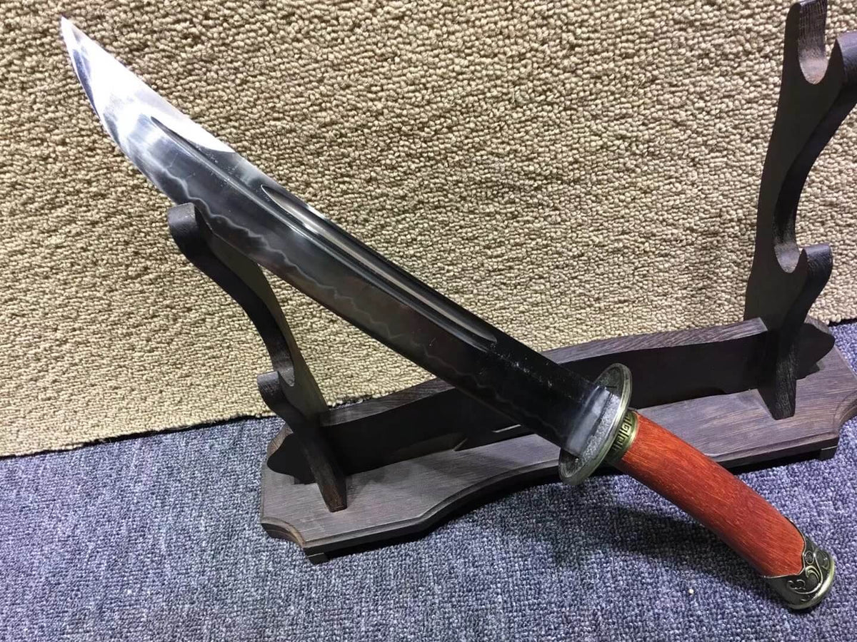 Xiao qing dao,High carbon steel burn blade,Redwood scabbard,Alloy fittings - Chinese sword shop