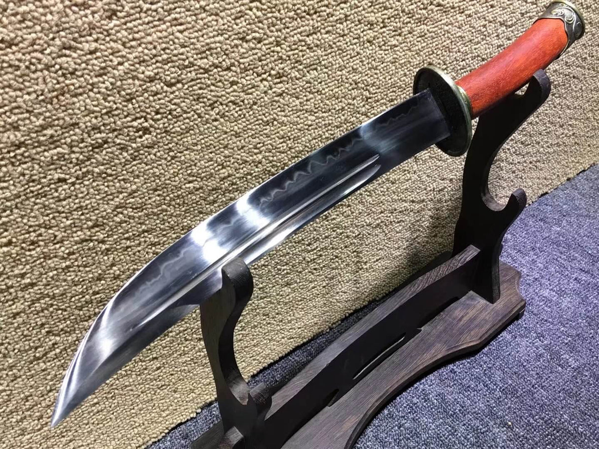 Xiao qing dao,High carbon steel burn blade,Redwood scabbard,Alloy fittings - Chinese sword shop