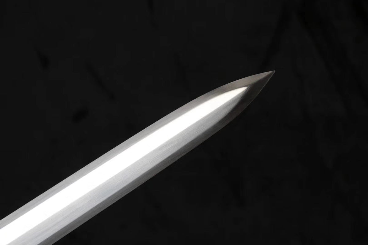 Yongle sword,Handmade High carbon steel blade,Redwood,Brass fittings - Chinese sword shop