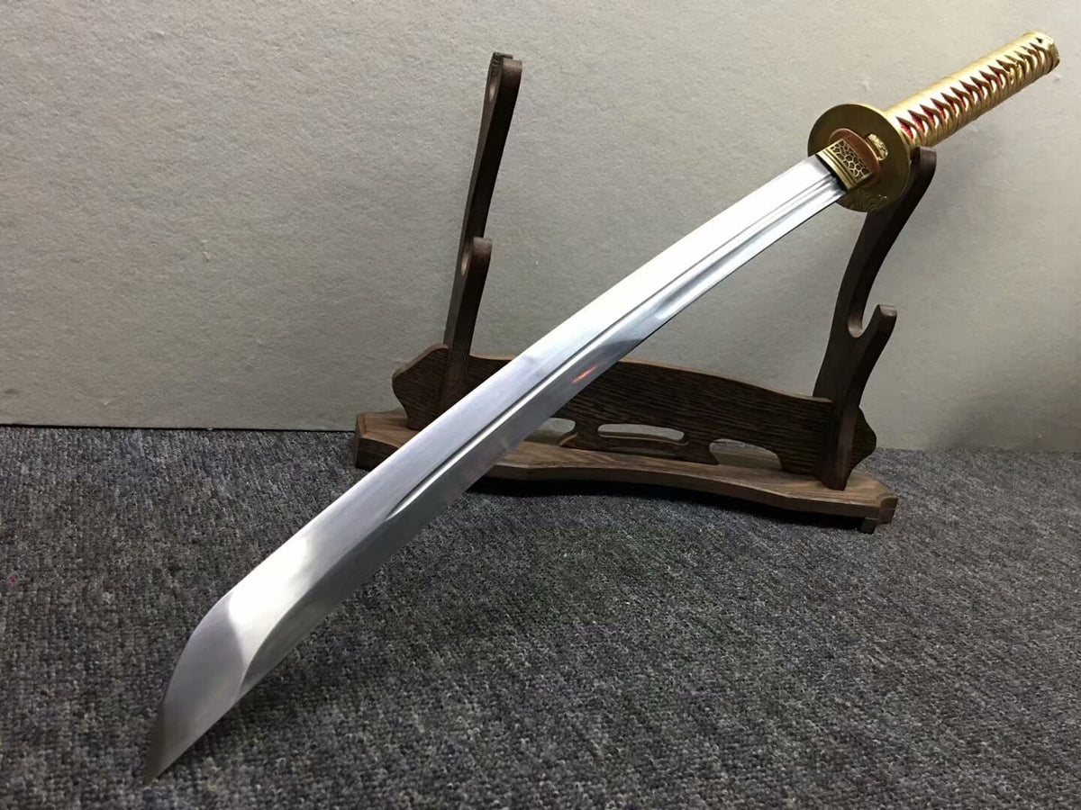 Horse chopping sword,Katana,High carbon steel blade,Brass - Chinese sword shop
