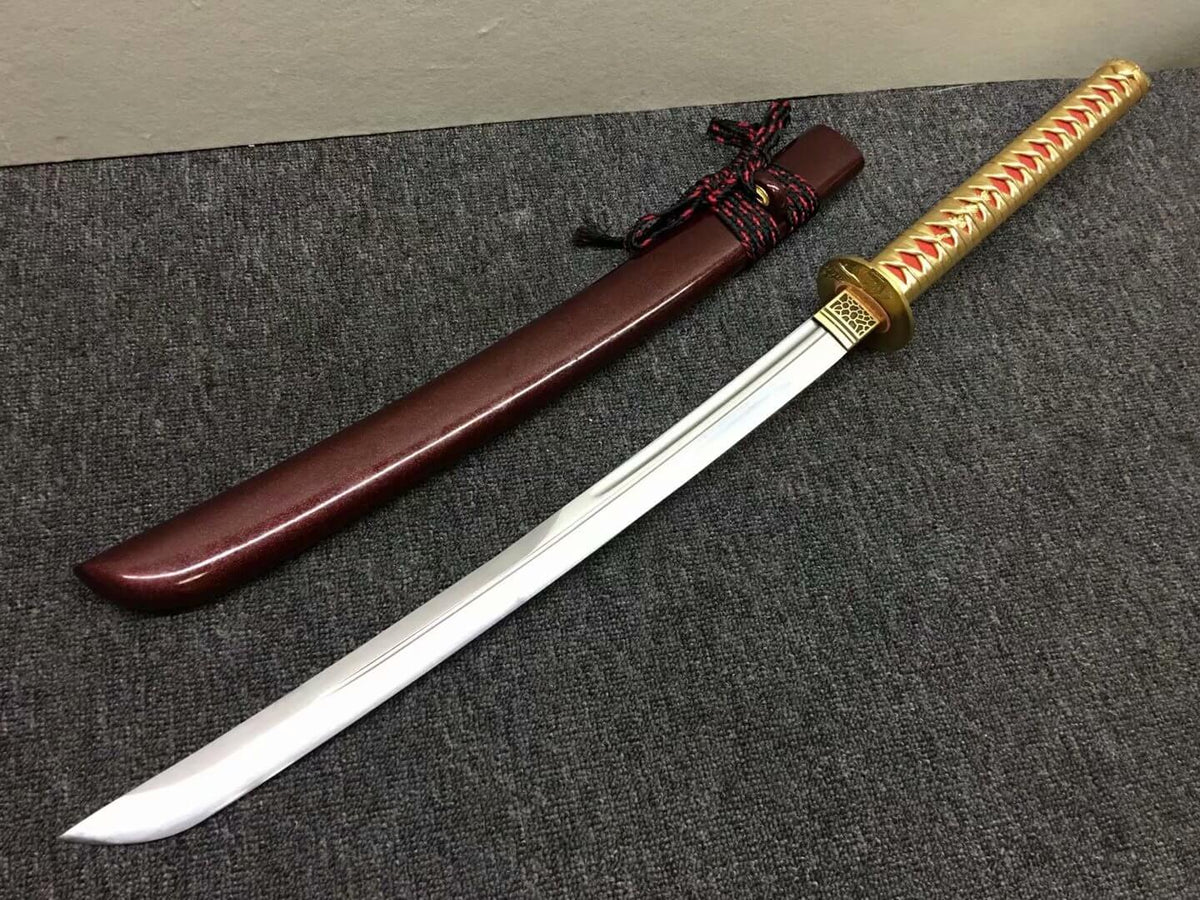 Horse chopping sword,Katana,High carbon steel blade,Brass - Chinese sword shop