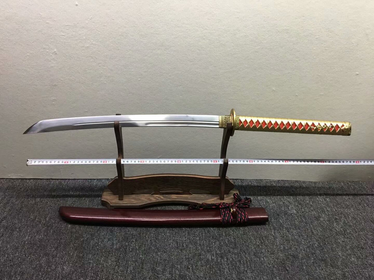 Horse chopping sword,Katana,High carbon steel blade,Brass - Chinese sword shop