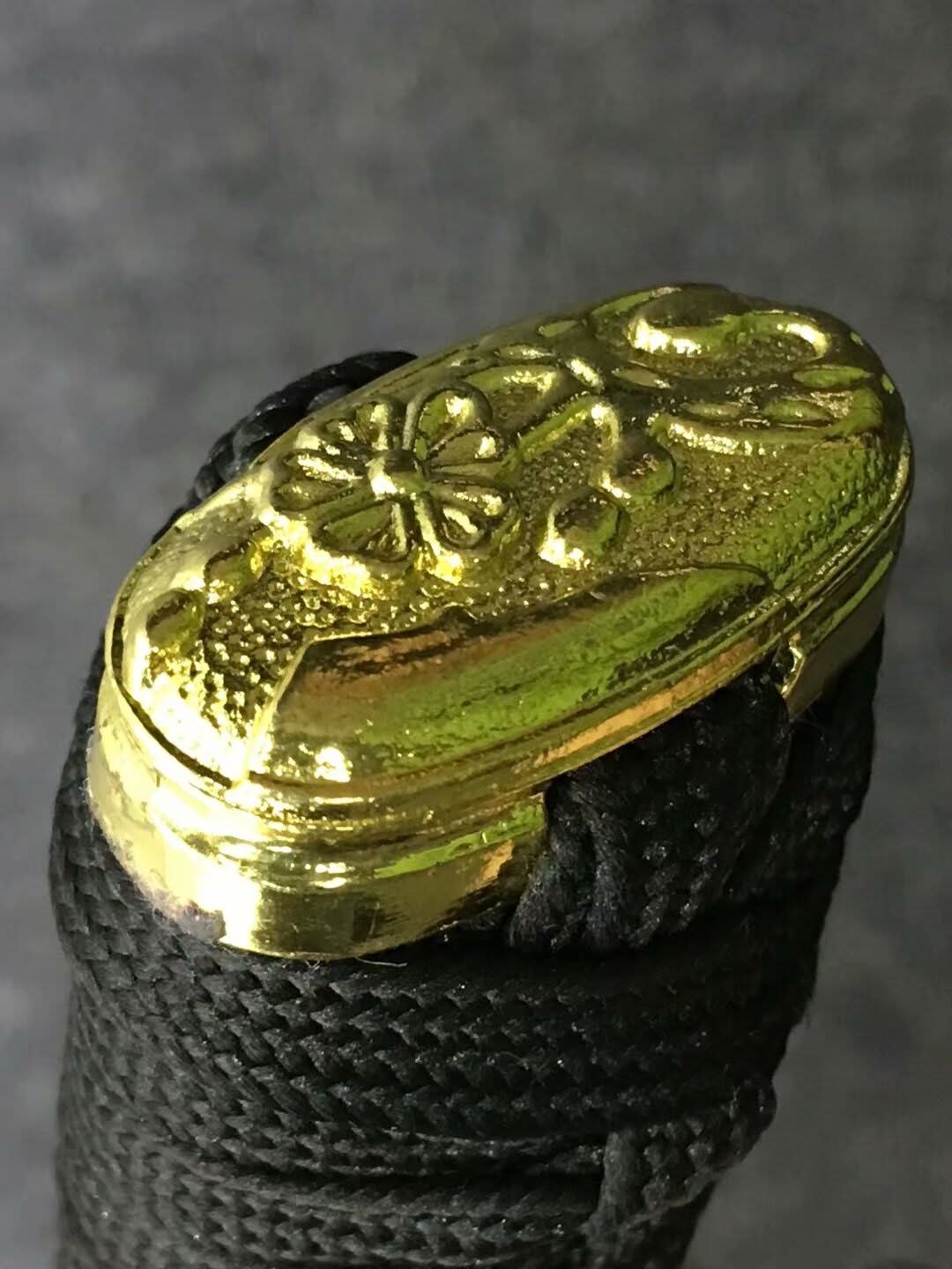Nihontou katana,High carbon steel burn blade,Ski scabbard,Alloy tosog - Chinese sword shop