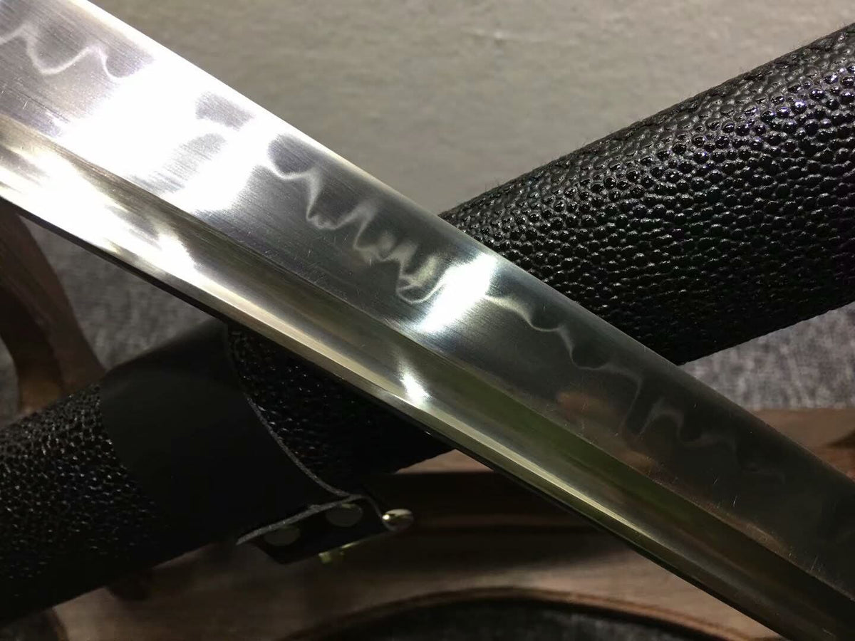 Nihontou katana,High carbon steel burn blade,Ski scabbard,Alloy tosog - Chinese sword shop