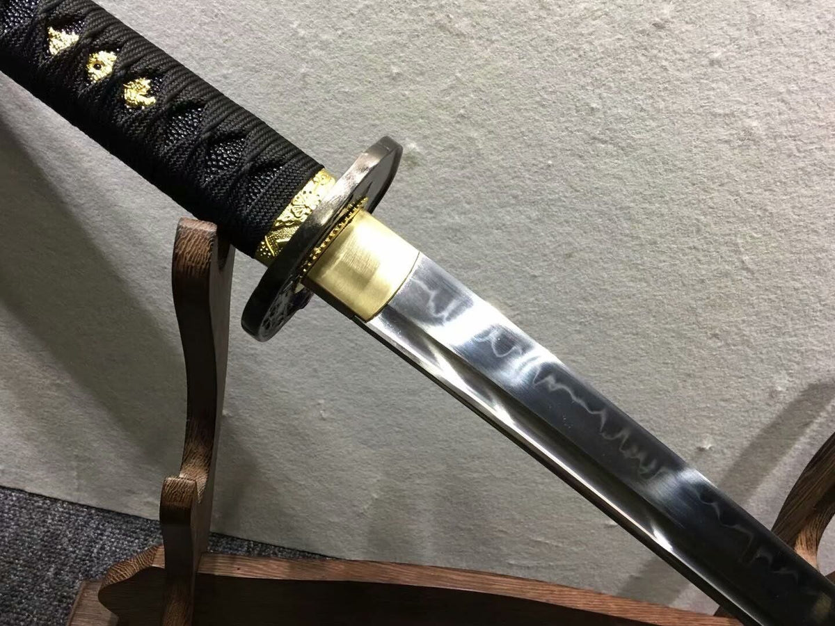 Nihontou katana,High carbon steel burn blade,Ski scabbard,Alloy tosog - Chinese sword shop