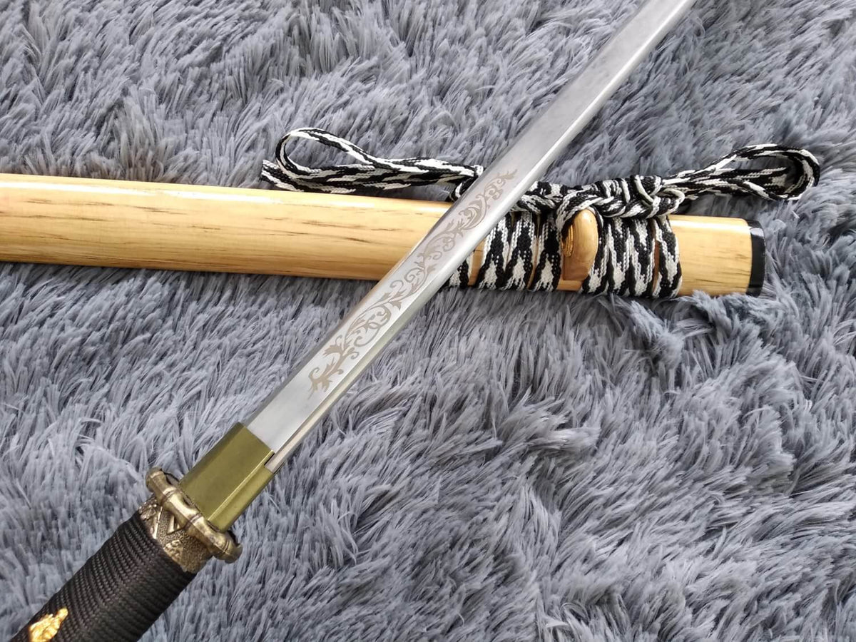 Tang dao,Ninja Sword,High manganese steel,Hardwood,Alloy - Chinese sword shop