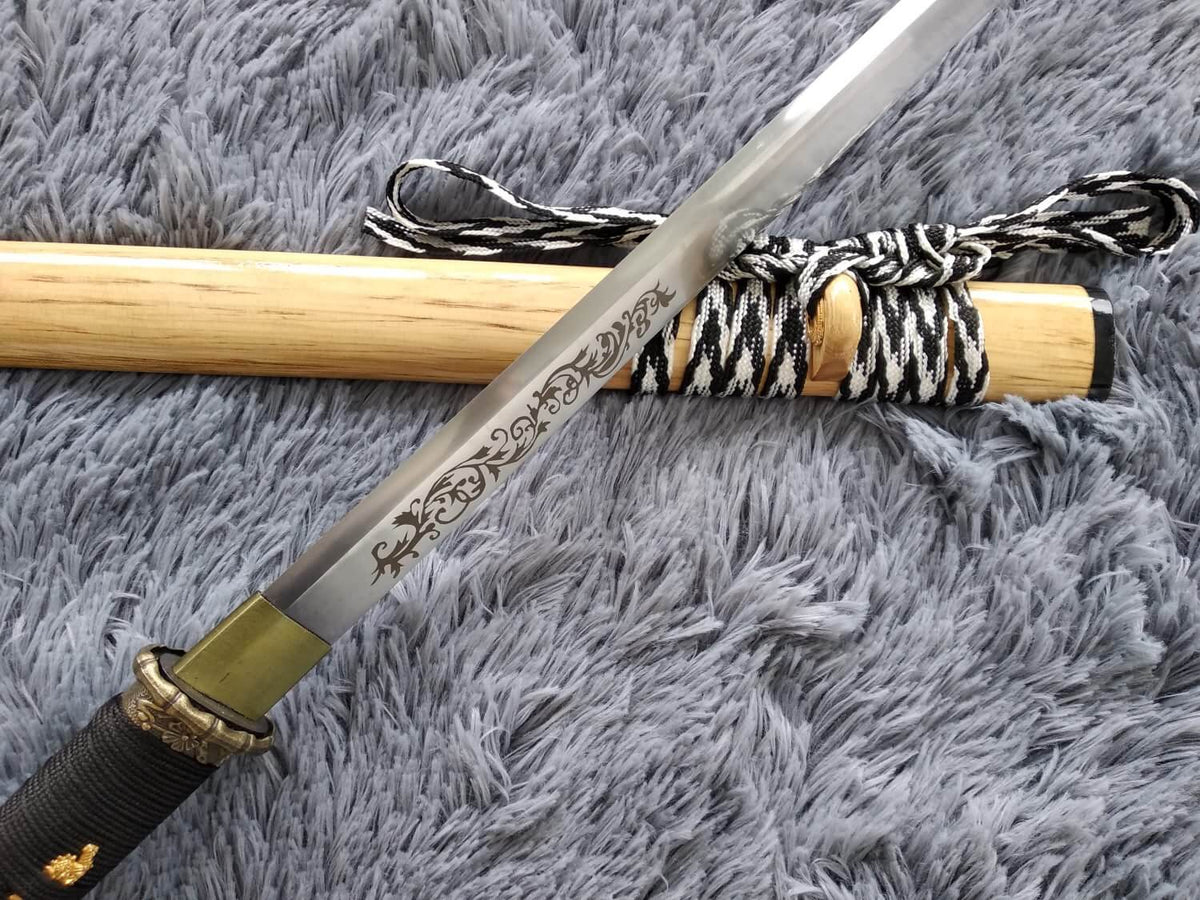 Tang dao,Ninja Sword,High manganese steel,Hardwood,Alloy - Chinese sword shop