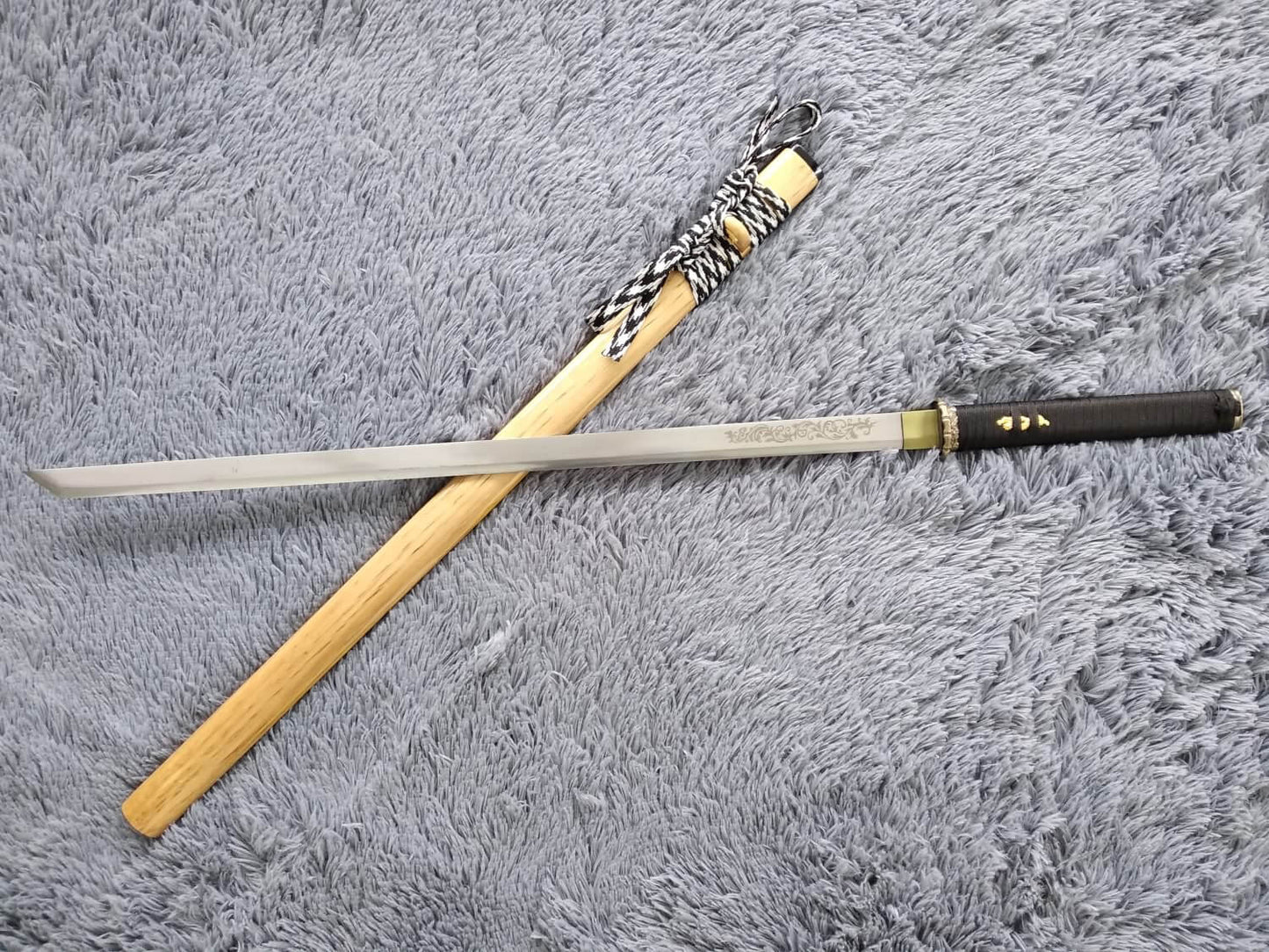 Tang dao,Ninja Sword,High manganese steel,Hardwood,Alloy - Chinese sword shop