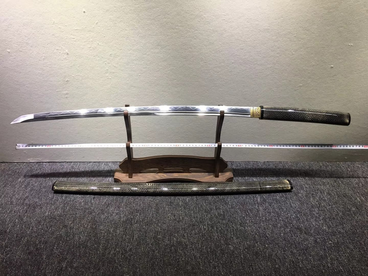 Samurai sword,High carbon steel burn blade,Skin saya - Chinese sword shop