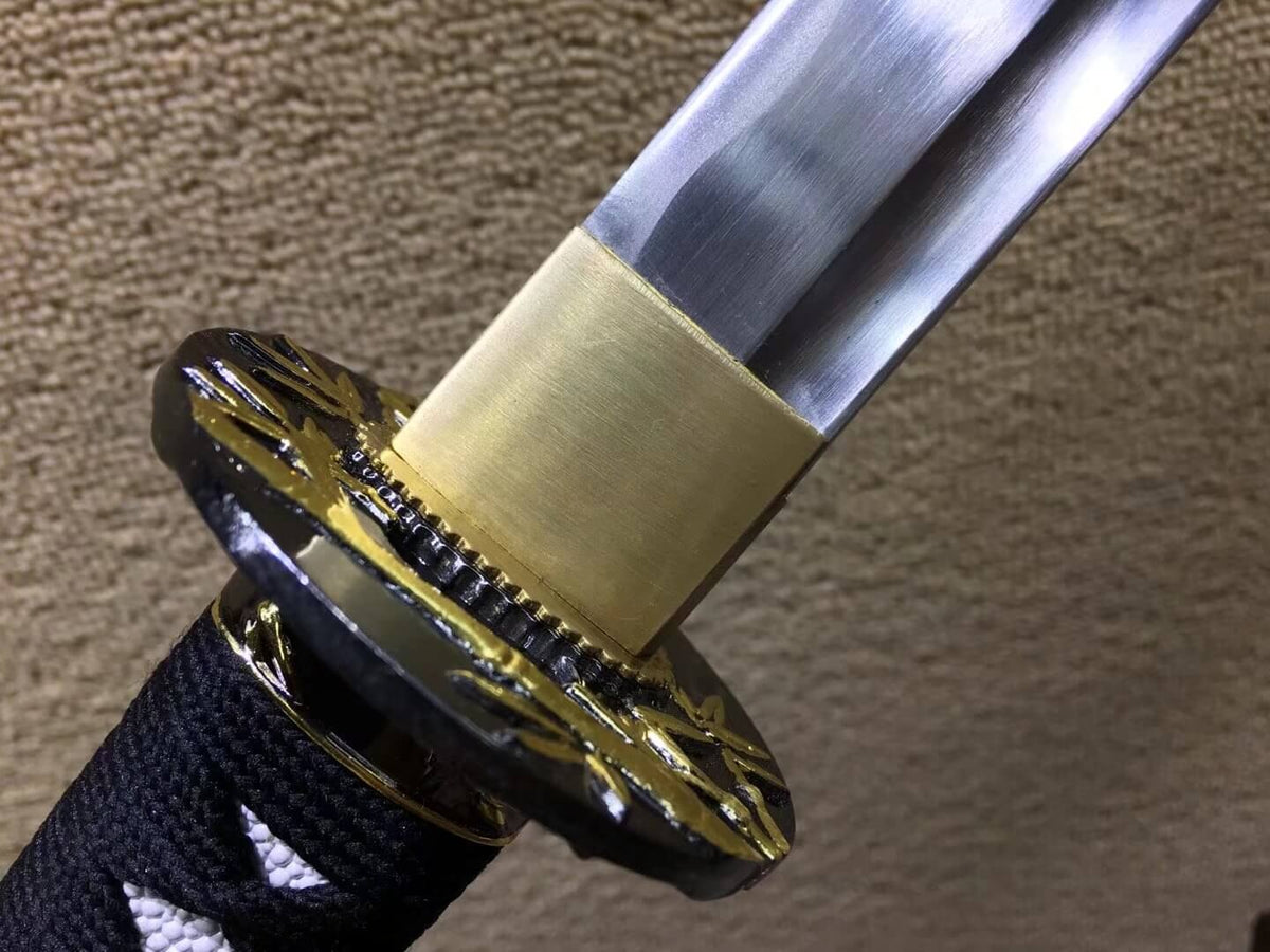 Ninja Sword(Medium carbon steel bade,Red scabbard,Alloy fitteds)Length 40" - Chinese sword shop