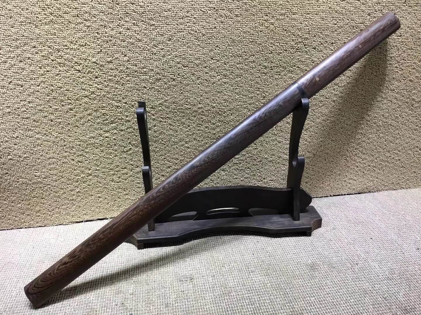 Simple sword(Medium carbon steel bade,Rosewood scabbard)Full tang,Length 31" - Chinese sword shop