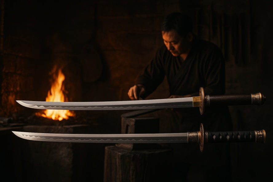 Complete Guide to Authentic Katana &amp; Chinese Swords — Hand-Forged with Longquan Heritage