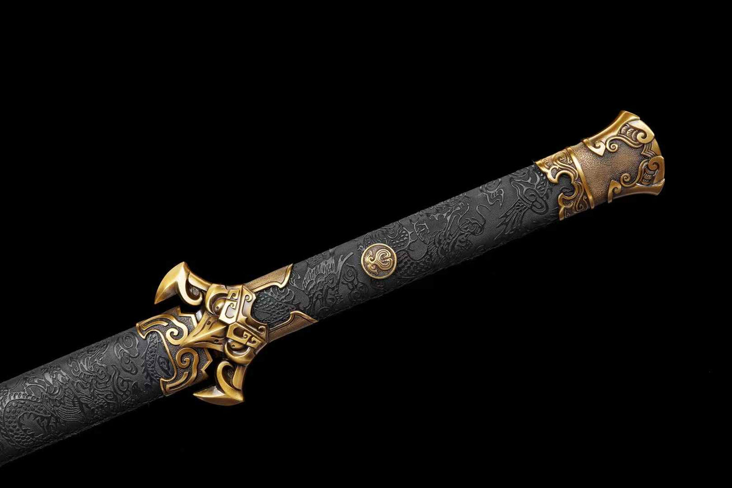 Hollow Huashan Jian – Six-Facet Chinese Straight Sword for Display & Forms