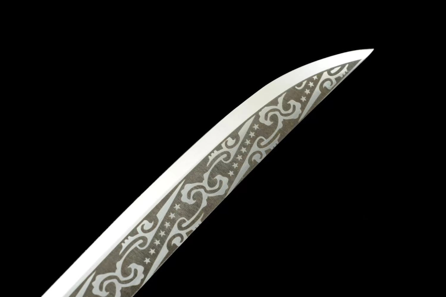 Chinese Meihua Qing dao- Traditional Handcrafted Sword with High Carbon Steel Blade