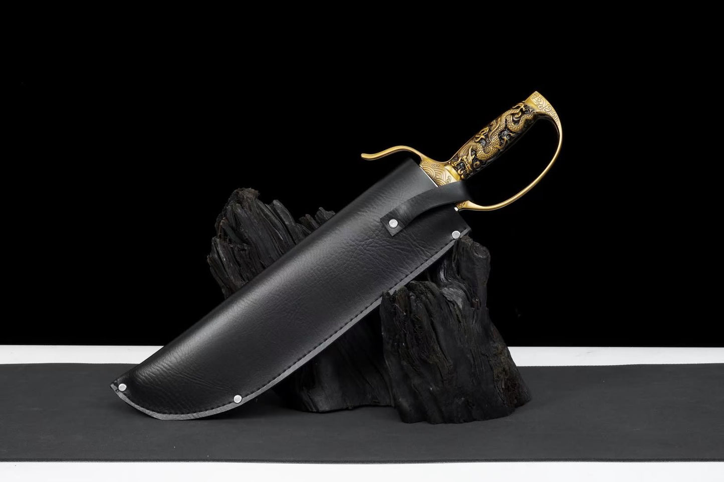 Wing Chun Butterfly Swords Twin Set | Gold-Tone Baat Cham Dao Display Blades - Chinese Sword store