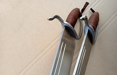 Wing Chun Eight-Cut Knives | Handmade Stainless Steel Baat Jaam Do with Copper Handle for Training & Display