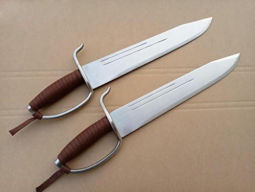 Wing Chun Eight-Cut Knives | Handmade Stainless Steel Baat Jaam Do with Copper Handle for Training & Display